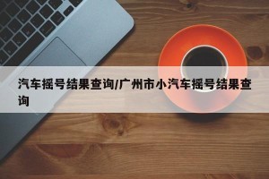 汽车摇号结果查询/广州市小汽车摇号结果查询